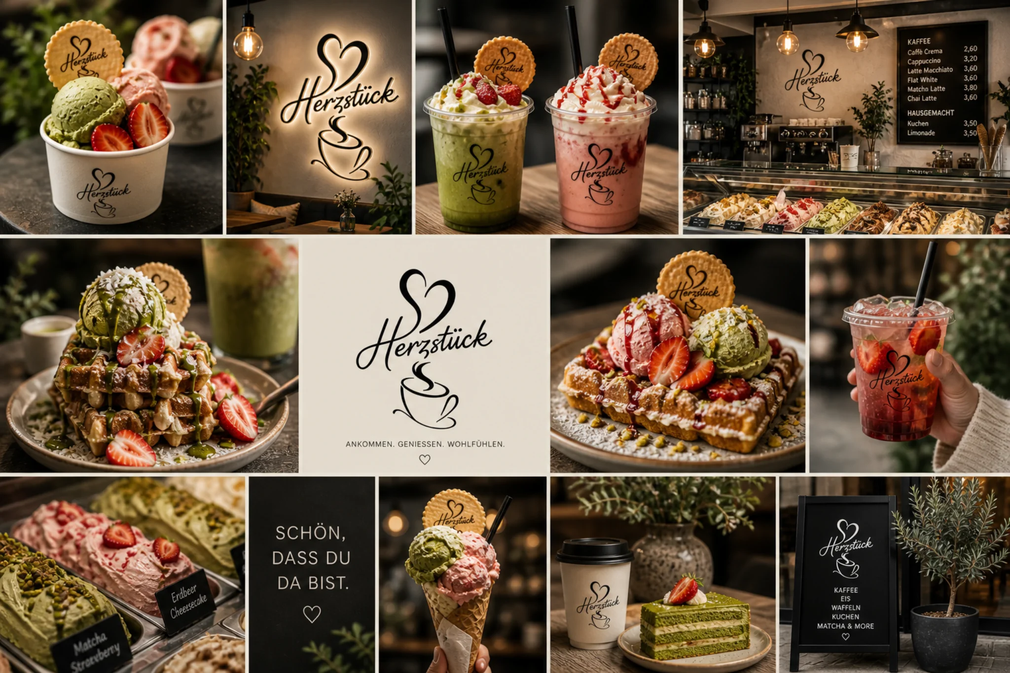 Café Herzstück Solingen Collage
