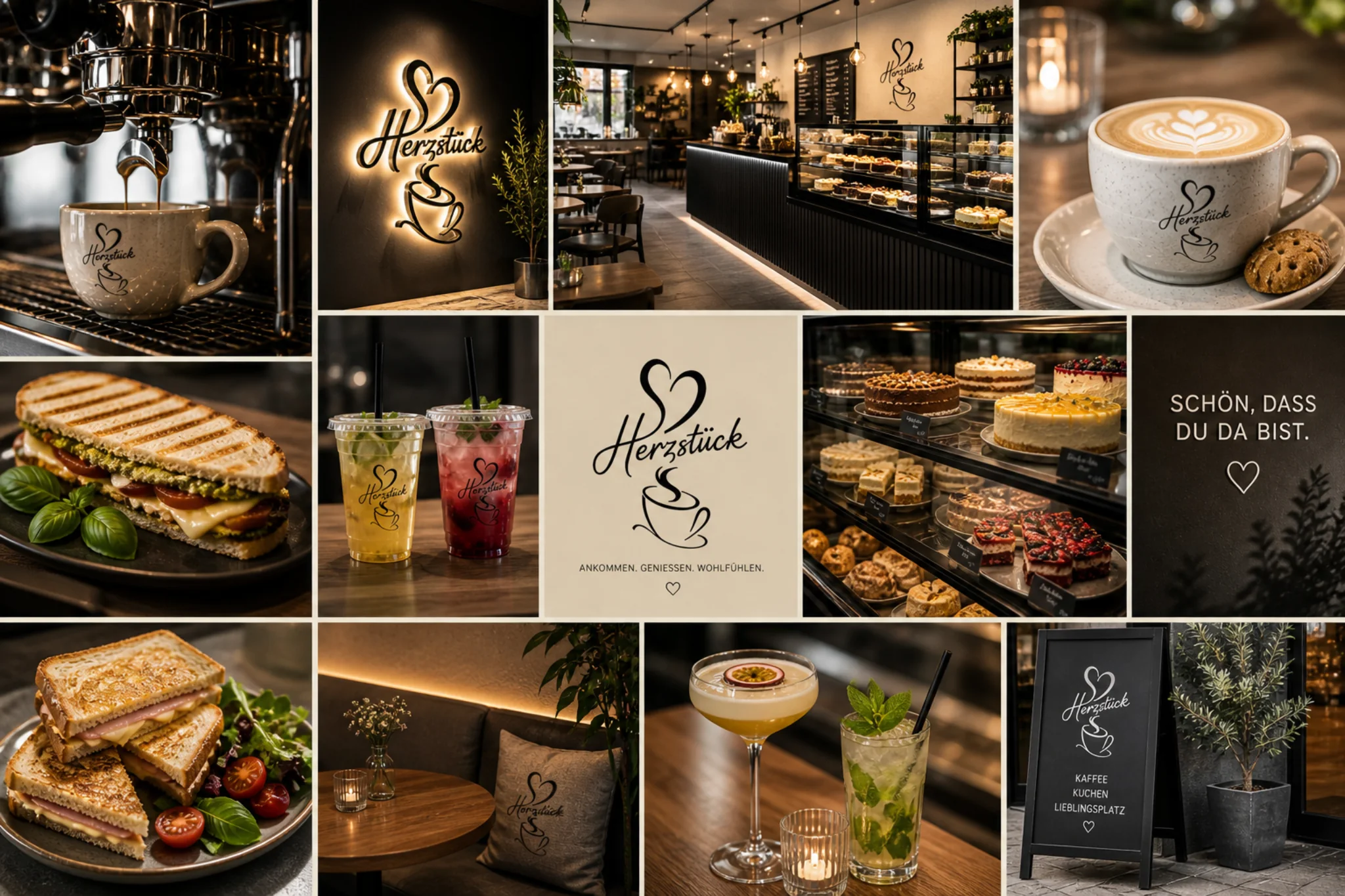 Café Herzstück Remscheid Collage